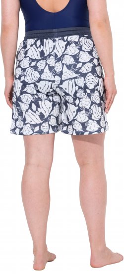 Ulla Popken Angelfish Mesh Shorts Blue - Jeans & Hosen in Großen Größen – Plus Size Damenmode - Jeans & Hosen, EU 42–70