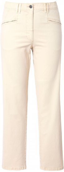 Ulla Popken Tapered Leg Mony Pants Dark Putty - Jeans & Hosen in Großen Größen – Plus Size Damenmode - Jeans & Hosen, EU 42–70
