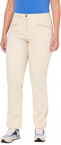 Ulla Popken Tapered Leg Mony Pants Dark Putty - Jeans & Hosen in Großen Größen – Plus Size Damenmode - Jeans & Hosen, EU 42–70