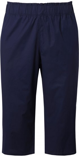 Ulla Popken Stretch Fit Paper Bag Culottes Navy - Jeans & Hosen in Großen Größen – Plus Size Damenmode - 