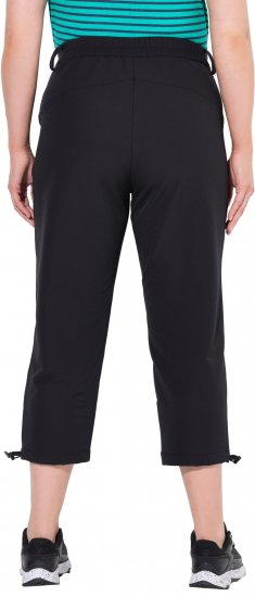 Ulla Popken Ultra Light Triple Function Cropped Softshell Pants Black - Jeans & Hosen in Großen Größen – Plus Size Damenmode - 