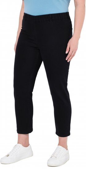 Ulla Popken Cropped Jeggings Black - Jeans & Hosen in Großen Größen – Plus Size Damenmode - Jeans & Hosen, EU 42–70