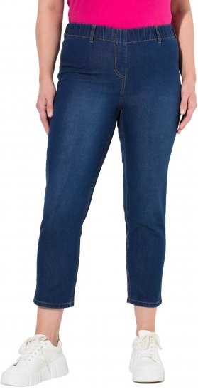 Ulla Popken Cropped Jeggings Blue Denim - Jeans & Hosen in Großen Größen – Plus Size Damenmode - Jeans & Hosen, EU 42–70