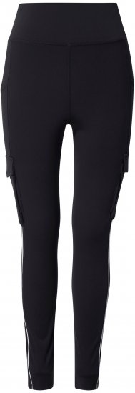 Ulla Popken Cargo Pocket Fleece Lined Sports Leggings Black - Jeans & Hosen in Großen Größen – Plus Size Damenmode - Jeans & Hosen, EU 42–70