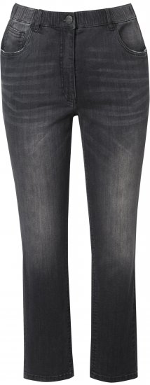 Ulla Popken Vintage Wash Stretch Fit Jeans Black - Jeans & Hosen in Großen Größen – Plus Size Damenmode - 