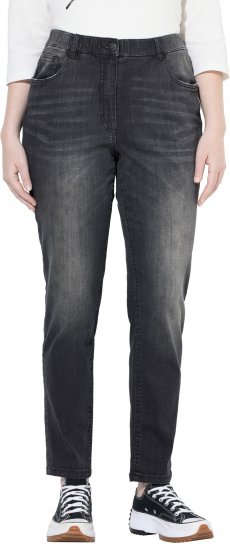 Ulla Popken Vintage Wash Stretch Fit Jeans Black - Jeans & Hosen in Großen Größen – Plus Size Damenmode - 
