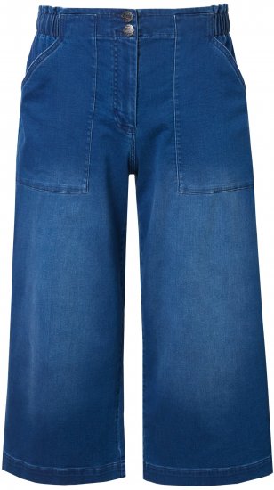 Ulla Popken Denim Culottes Blue - Jeans & Hosen in Großen Größen – Plus Size Damenmode - 