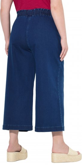 Ulla Popken Denim Culottes Denim Blue - Jeans & Hosen in Großen Größen – Plus Size Damenmode - 