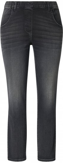 Ulla Popken Vintage Wash Jeggings Black - Jeans & Hosen in Großen Größen – Plus Size Damenmode - Jeans & Hosen, EU 42–70