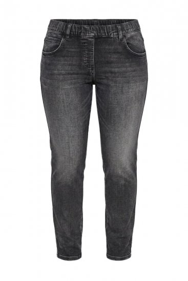 Ulla Popken Vintage Wash Jeggings Black - Leggings - Leggings in großen Größen