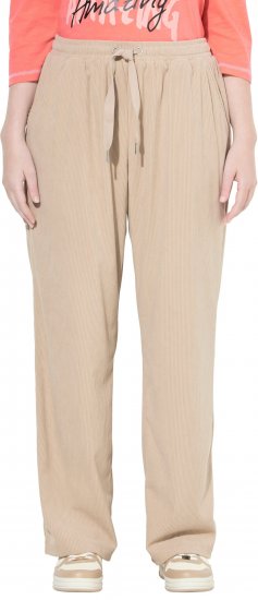 Ulla Popken Corduroy Elastic Waist Pants Brown - Jeans & Hosen in Großen Größen – Plus Size Damenmode - Jeans & Hosen, EU 42–70