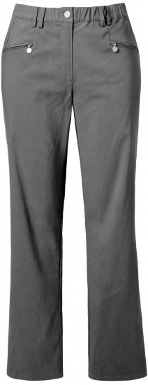 Ulla Popken Thermal Stretch Fit Mony Pants Graphite Grey - Jeans & Hosen in Großen Größen – Plus Size Damenmode - 
