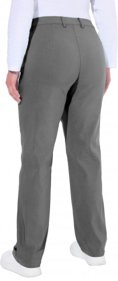 Ulla Popken Thermal Stretch Fit Mony Pants Graphite Grey - Jeans & Hosen in Großen Größen – Plus Size Damenmode - 