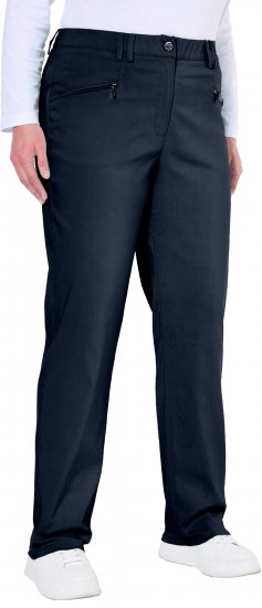 Ulla Popken Thermal Stretch Fit Mony Pants Navy - Jeans & Hosen in Großen Größen – Plus Size Damenmode - Jeans & Hosen, EU 42–70