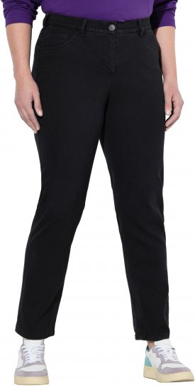 Ulla Popken Stretch Fit Boyfriend Jeans Black - Jeans & Hosen in Großen Größen – Plus Size Damenmode - Jeans & Hosen, EU 42–70
