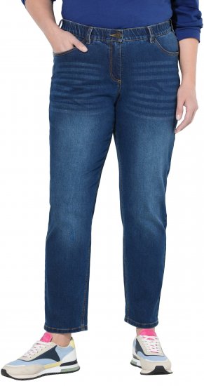 Ulla Popken Stretch Fit Boyfriend Jeans Blue - Jeans & Hosen in Großen Größen – Plus Size Damenmode - Jeans & Hosen, EU 42–70