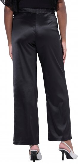 Ulla Popken Rhinestone Detail Comfort Waist Pants Black - Jeans & Hosen in Großen Größen – Plus Size Damenmode - 