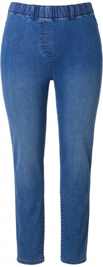 Ulla Popken Denim Jeggings Blue Denim - Jeans & Hosen in Großen Größen – Plus Size Damenmode - 