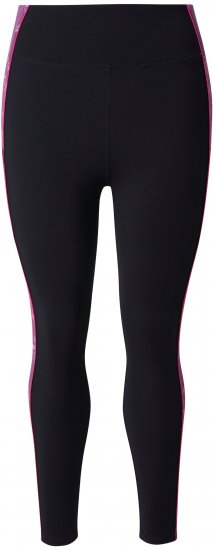 Ulla Popken Quick Drying Botanical Print Sport Leggings Black - Jeans & Hosen in Großen Größen – Plus Size Damenmode - 