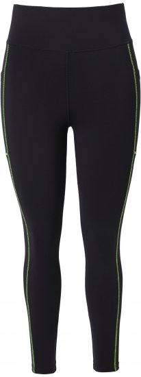 Ulla Popken Neon Seam Quick Drying Performance Leggings Black - Jeans & Hosen in Großen Größen – Plus Size Damenmode - 