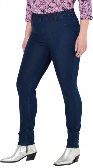 Ulla Popken Denim Five Pocket Jeggings Denim Blue - Jeans & Hosen in Großen Größen – Plus Size Damenmode - 