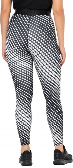 Ulla Popken Polka Dot Performance Leggings Black - Jeans & Hosen in Großen Größen – Plus Size Damenmode - Jeans & Hosen, EU 42–70