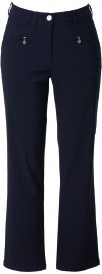 Ulla Popken Bengaline Elastic Waist Pants Navy - Jeans & Hosen in Großen Größen – Plus Size Damenmode - Jeans & Hosen, EU 42–70