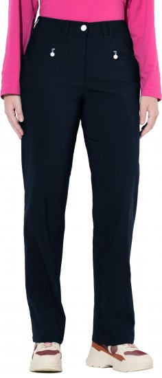 Ulla Popken Bengaline Elastic Waist Pants Navy - Jeans & Hosen in Großen Größen – Plus Size Damenmode - Jeans & Hosen, EU 42–70