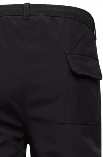 Kam Jeans 245 Soft Shell Elasticated Pants Black - Herren-jeans & -hosen - Herren-Jeans & -Hosen in großen Größen