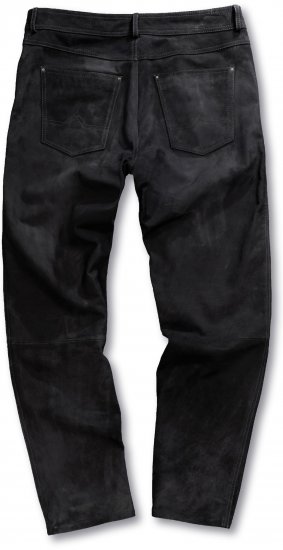 JP1880 Leather Pants Regular Fit Buffalo Nubuck Dark Brown - Herren-jeans & -hosen - Herren-Jeans & -Hosen in großen Größen