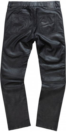 JP1880 Leather Pants Regular Fit Finest Lamb Nappa Black - Herren-jeans & -hosen - Herren-Jeans & -Hosen in großen Größen