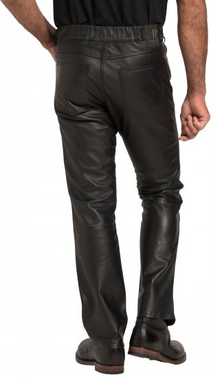 JP1880 Leather Pants Regular Fit Finest Lamb Nappa Black - Herren-jeans & -hosen - Herren-Jeans & -Hosen in großen Größen