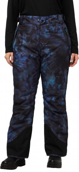 Ulla Popken Functional Ski Trousers Waterproof Velcro Closure Navy - Jeans & Hosen in Großen Größen – Plus Size Damenmode - Jeans & Hosen, EU 42–70