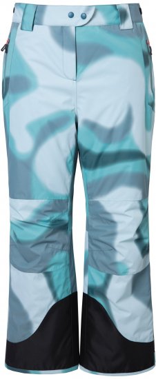 Ulla Popken Hyprar Ski Pants Waterproof Velcro Closure Shaped Knees Ice Green - Jeans & Hosen in Großen Größen – Plus Size Damenmode - Jeans & Hosen, EU 42–70