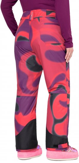 Ulla Popken Hyprar Ski Pants Waterproof Velcro Closure Shaped Knees Berry Pink - Jeans & Hosen in Großen Größen – Plus Size Damenmode - Jeans & Hosen, EU 42–70