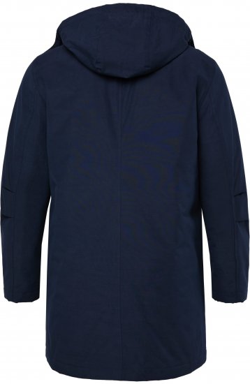 Boston Park 844403 Parka with Hood Navy - Herren jacken - Herren Jacken in großen Größen