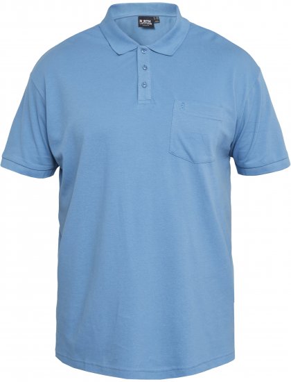 North Latitude 61011 Piqué-Poloshirt Blau - Polo-shirts für herren - Polo-Shirts für Herren in großen Größen