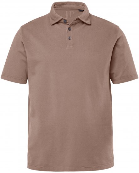 JP1880 Polo Shirt Short Sleeve Pique Vintage Brown - Polo-shirts für herren - Polo-Shirts für Herren in großen Größen