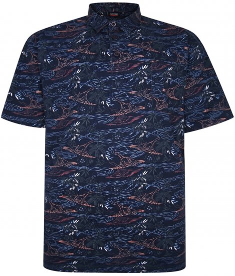 Espionage P177 All Over Print Polo Navy - Polo-shirts für herren - Polo-Shirts für Herren in großen Größen