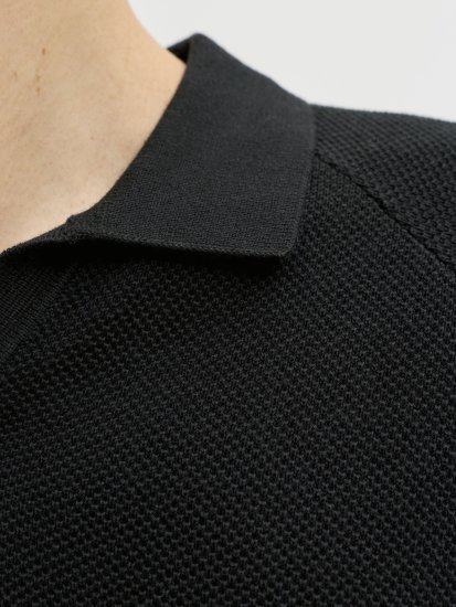 Jack & Jones Hill Polohemd Kurzarm Schwarz - Polo-shirts für herren - Polo-Shirts für Herren in großen Größen