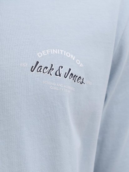 Jack & Jones Brandon Short Sleeve Polo Blue - Polo-shirts für herren - Polo-Shirts für Herren in großen Größen
