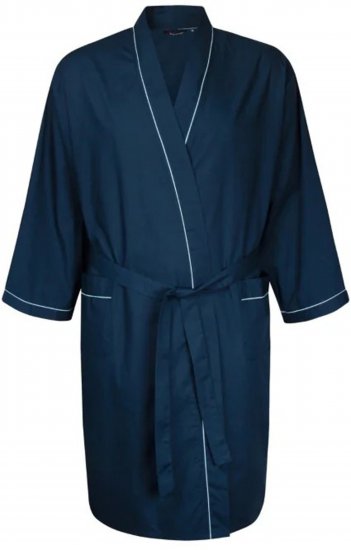 Espionage PJ091 Lightweight Bathrobe Navy - Bademäntel/hausmäntel/handtücher - Bademäntel Große Größen