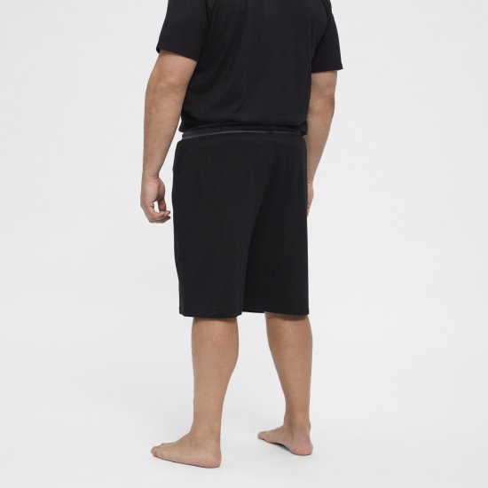 North Latitude Pyjama Shorts Black - Pyjama/Loungewear - Schlafanzüge/Pyjama für Herren in Übergröße