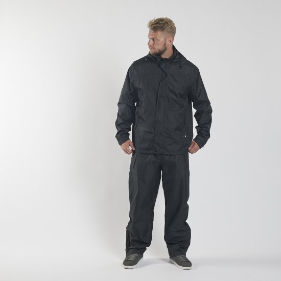 North Latitude Rain Jacket Black TALL - Sportbekleidung & outdoor - Sportbekleidung in große größen für herren