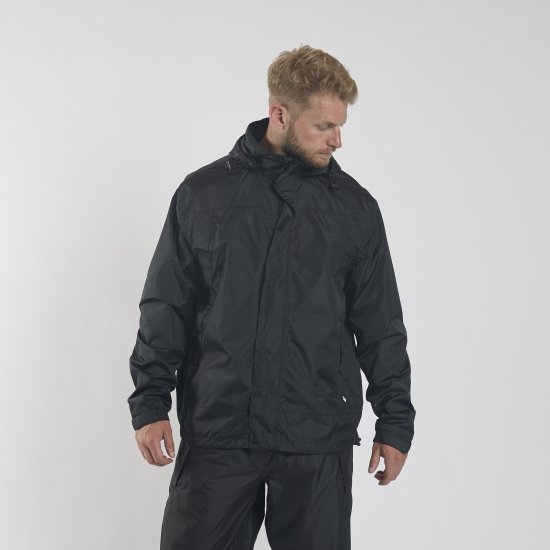 North Latitude Rain Jacket Black TALL - Sportbekleidung & outdoor - Sportbekleidung in große größen für herren