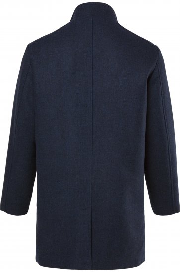 Boston Park Coat Two-Tone Wool Mix Navy - Herren jacken - Herren Jacken in großen Größen