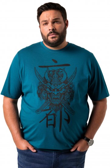 Men Plus T-Shirt Short Sleeve Lagoon Green - Herren-T-shirts - Herren-T-Shirts in großen Größen