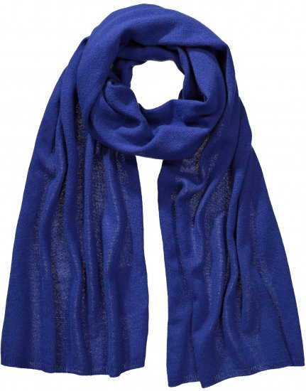 Ulla Popken Virgin Wool Cashmere Mix Scarf Deep Aqua - Accessoires - Schals für Damen