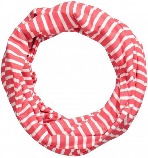 Ulla Popken Striped Infinity Scarf Light Pink - Accessoires - Schals für Damen
