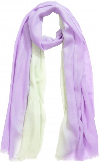 Ulla Popken Fringed Ombre Scarf Pistachio - Accessoires - Schals für Damen